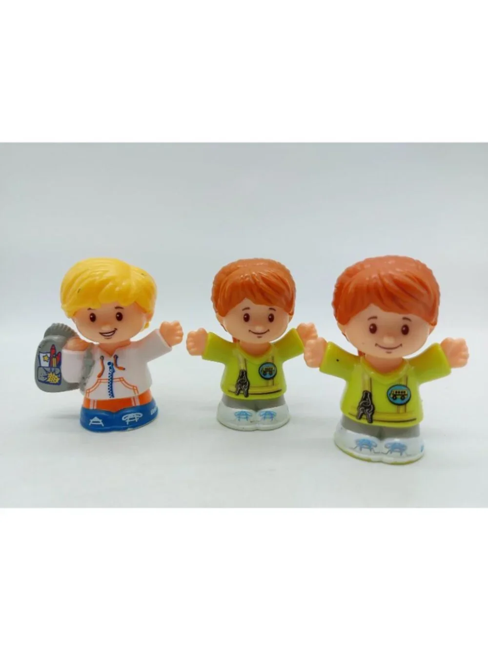 Fisher Price Little People Baby Toddler Girl Boy 1 School Boy 2 Bus Drivers Lot